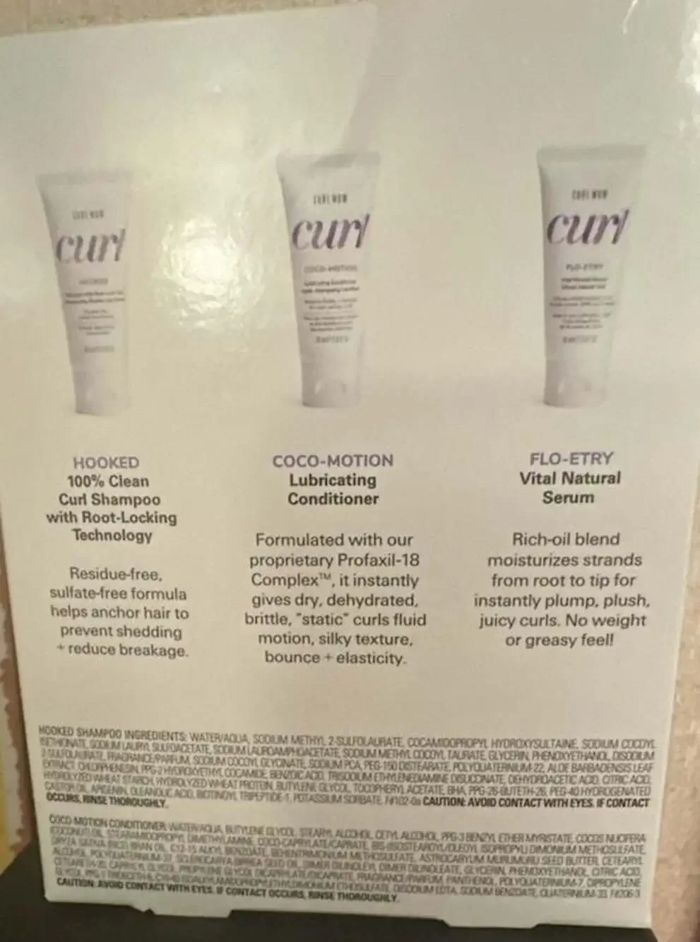 Color Wow Curl Wow Perfect Curls Starter Kit (Shampoo, Conditioner & Serum) Set